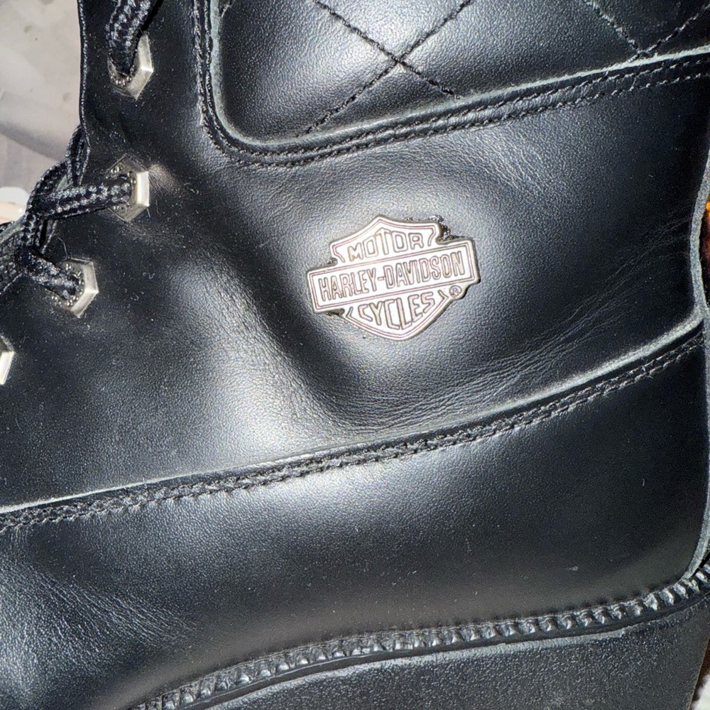 Harley-Davidson Women's Black Leather Boots